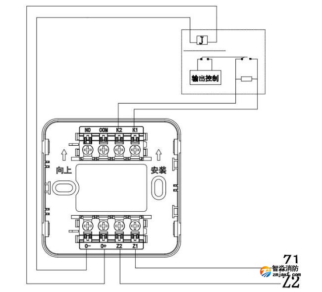 GST2321ZG输入输出模块接线图